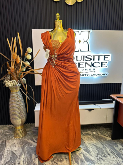 Bride's Sister Dress Rust 26040016
