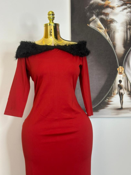 Take Me Home To Mama Dress Red 26040002