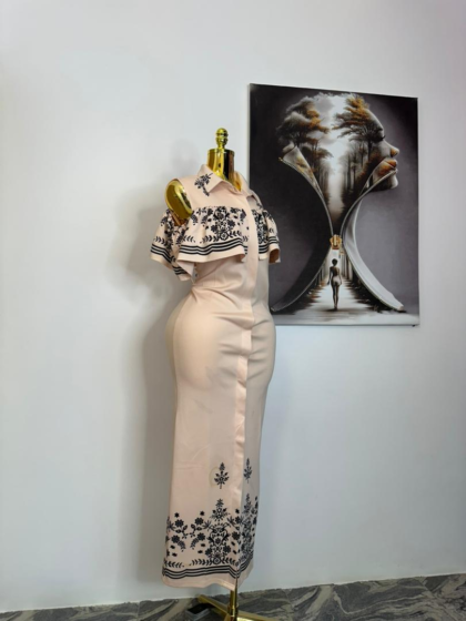 Take Me Home To Mama Dress Peach 26040012